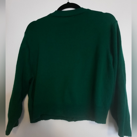 Mak cropped sweater emerald green 3x - Picture 2 of 2